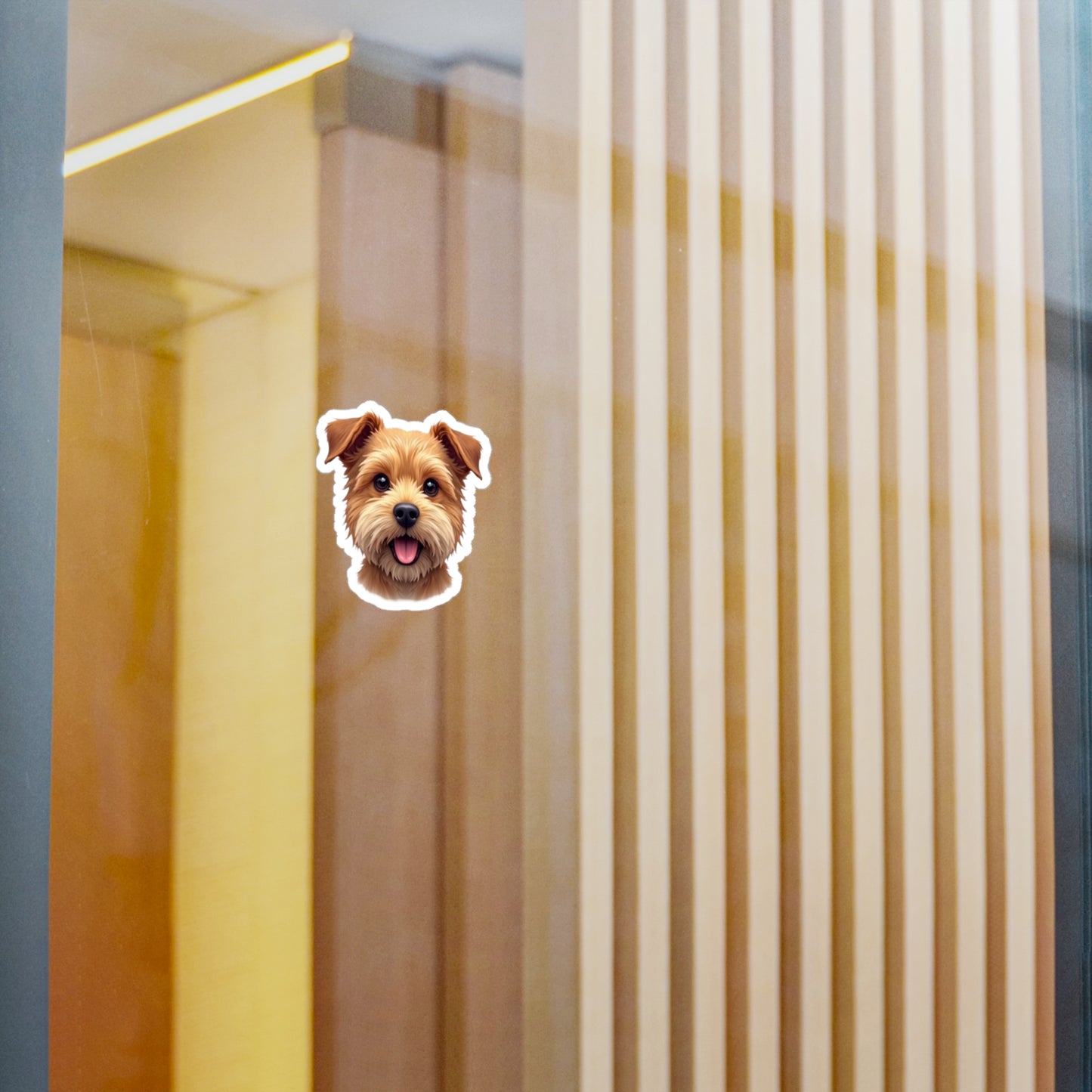 Border Terrier Kiss-Cut Vinyl Decals Stickers, Dog Lover Gift, Car Decals, Laptop Stickers, Pet Owner Gift, Animal Lover Decor