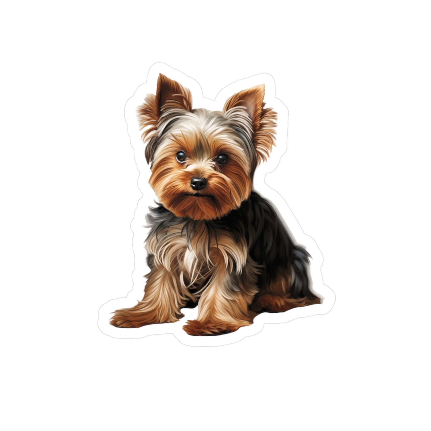 Yorkshire Terrier Sticker - Kiss-Cut Vinyl Animal Decals