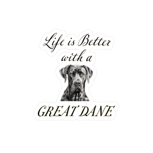 Great Dane Sticker - Dog Vinyl Decals