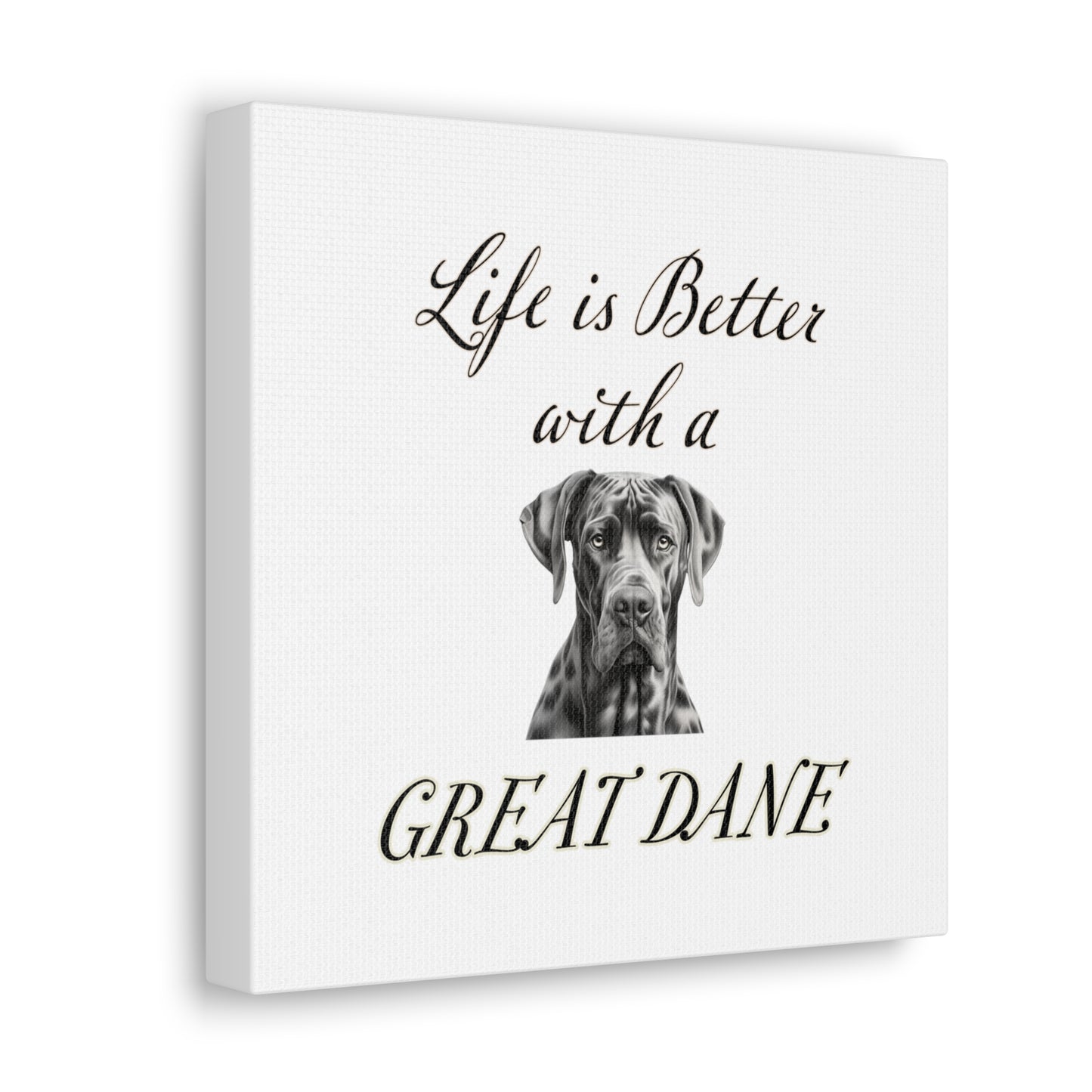 Great Dane Art - Dog Print - Canvas Gallery Wraps