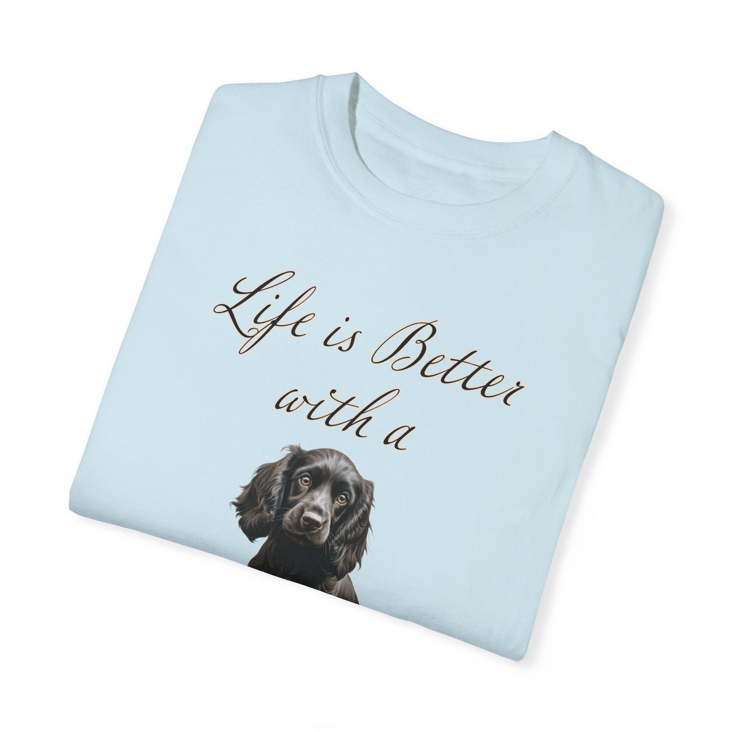 Black Cocker Spaniel Tshirt - Dog Mom Shirt, Dog Dad Shirt, gift for Dog Mom
