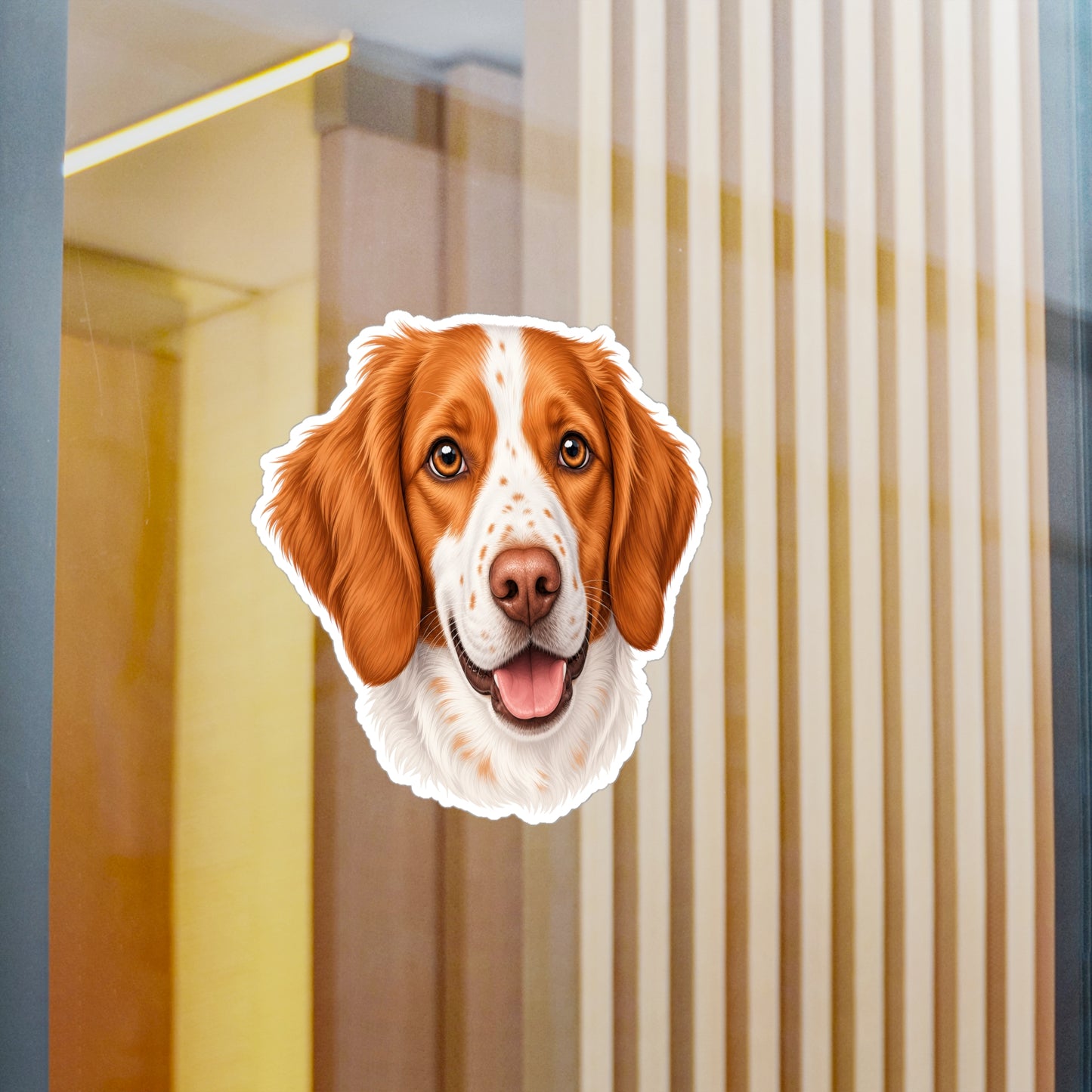 Brittany Spaniel Sticker | Waterproof Vinyl Decal | Dog Lover Gift
