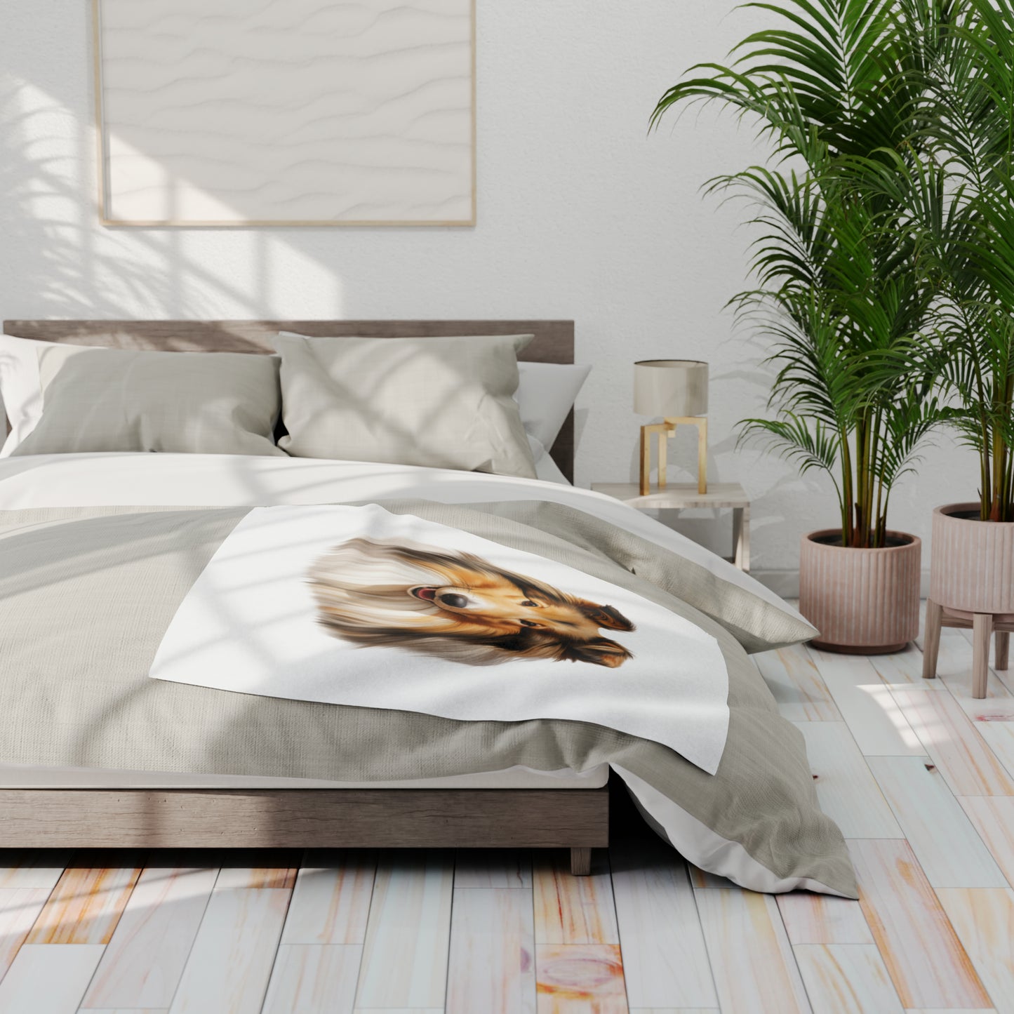 Rough Collie Arctic Fleece Blanket
