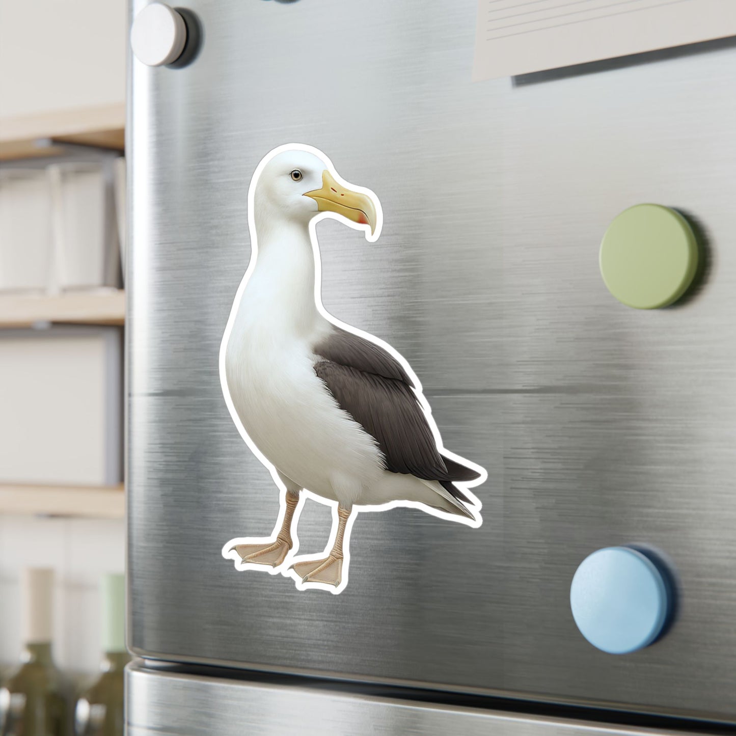 Albatross Sticker, Vinyl Decal for Laptop, Water Bottle, Car, Phone, Luggage, Bird Lover Gift
