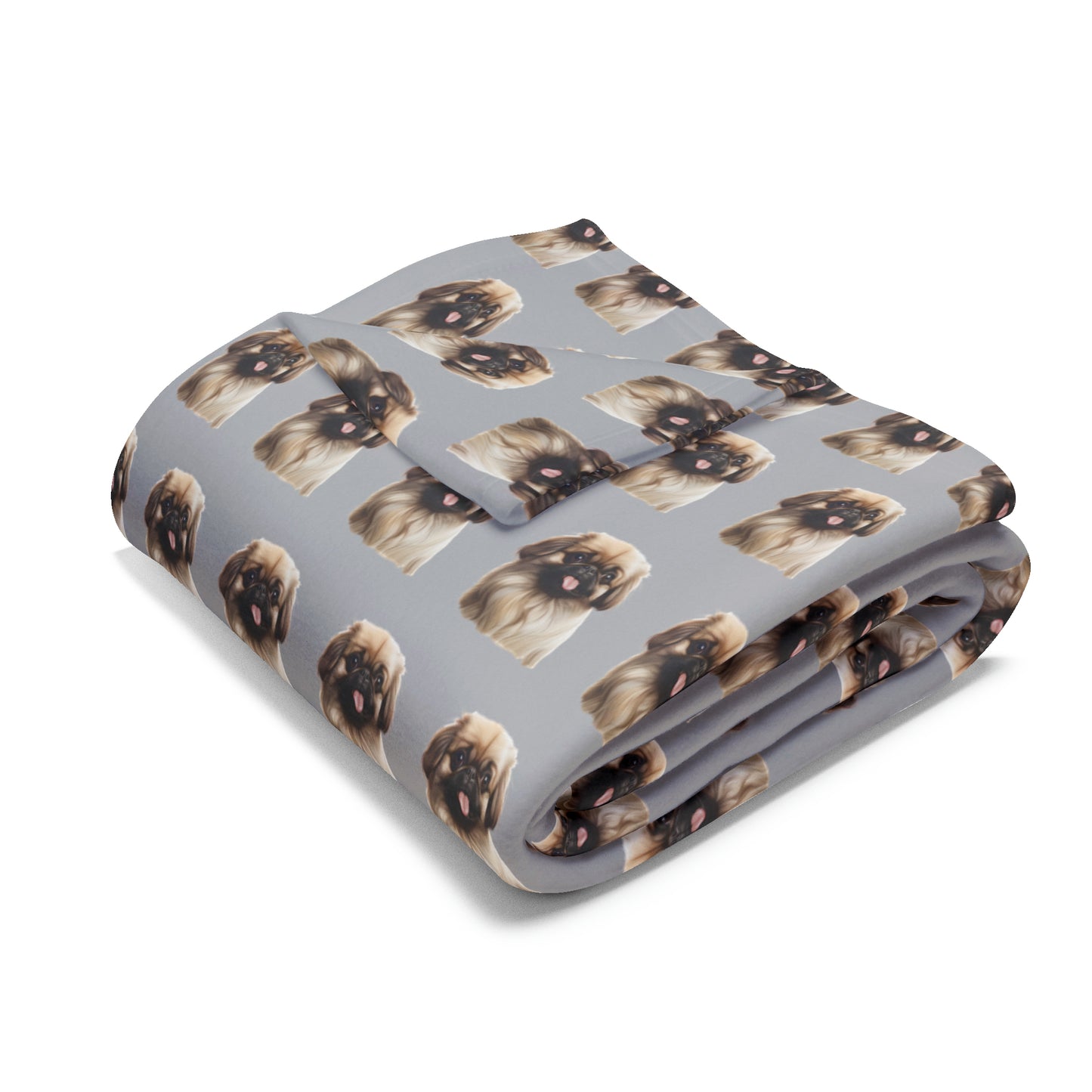 Pekingese Arctic Fleece Blanket