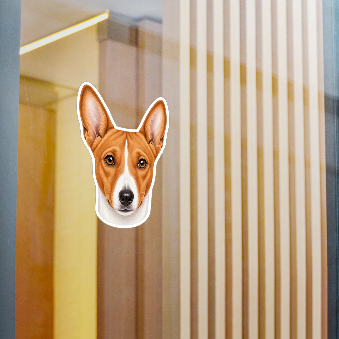 Basenji Sticker | Waterproof Vinyl Decal | Dog Lover Gift