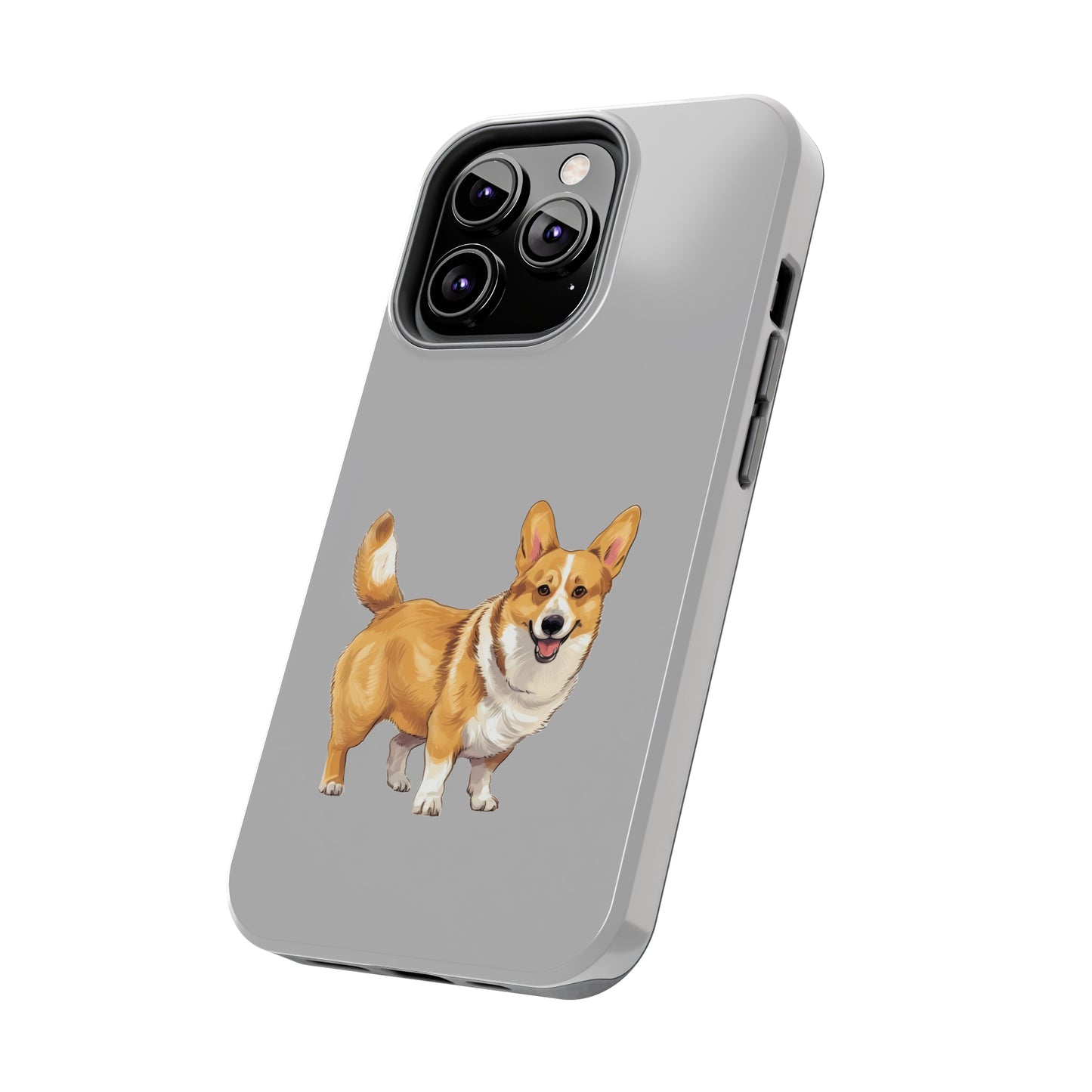 Light Grey Corgi Tough Phone Case