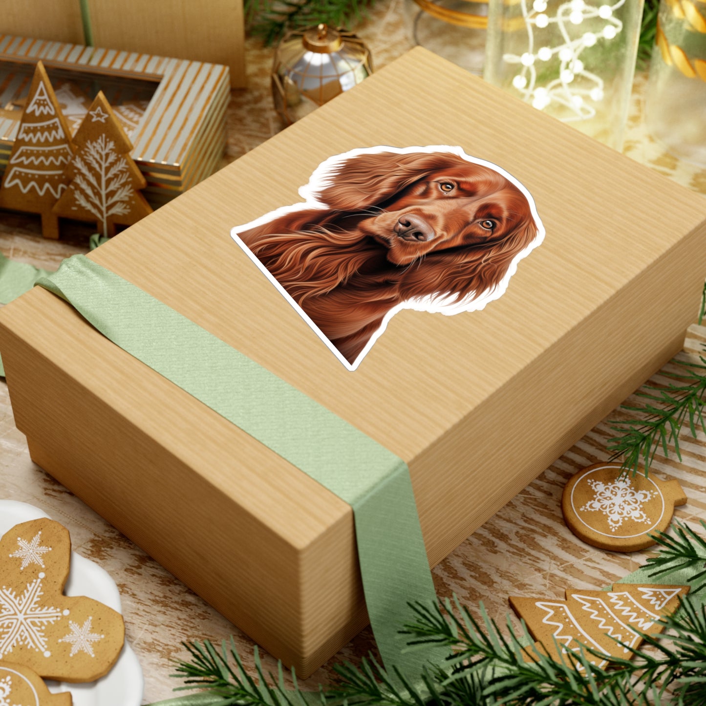 Irish Setter Sticker - Kiss-Cut Vinyl Dog Decals