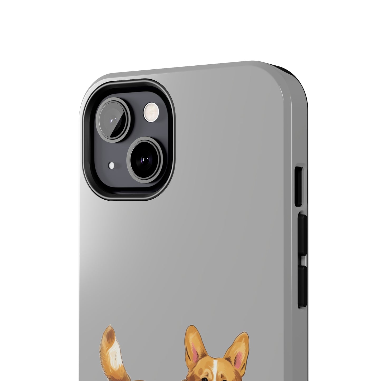 Light Grey Corgi Tough Phone Case