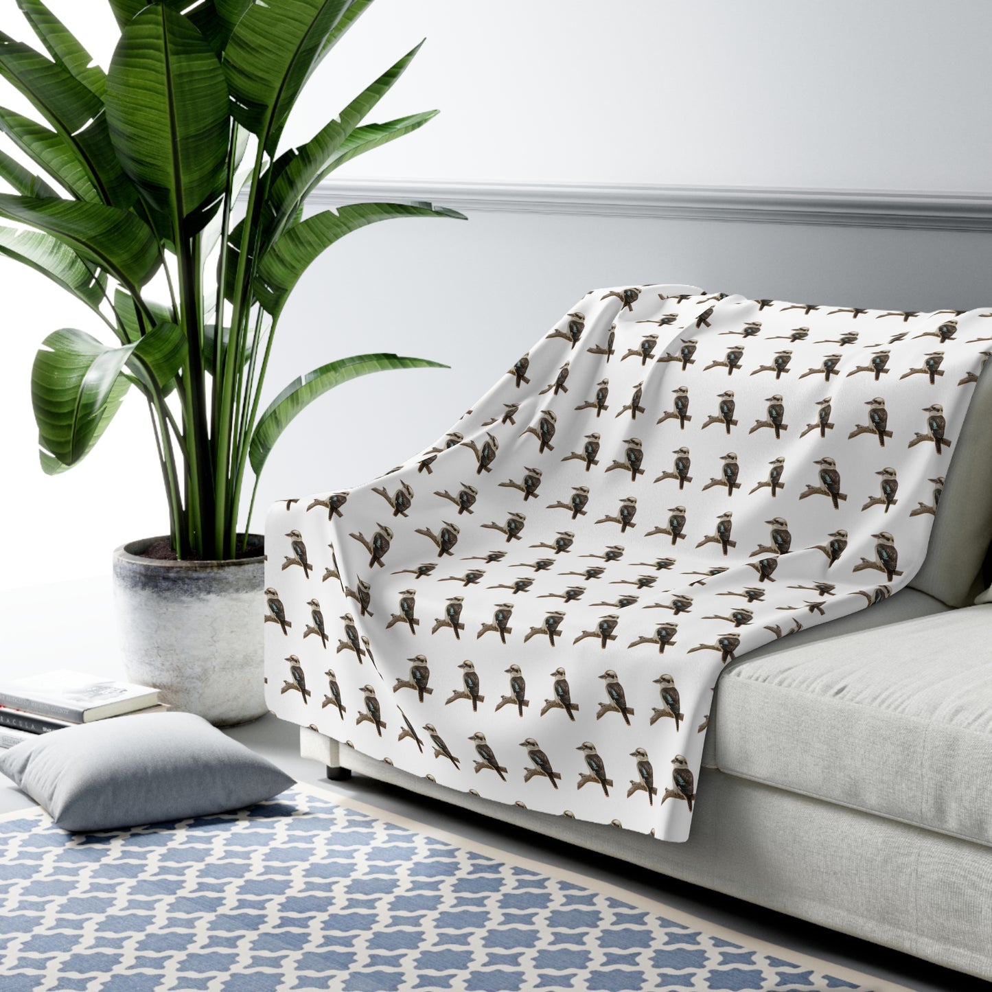 Kookaburra Blanket | Australian Bird Wildlife Throw