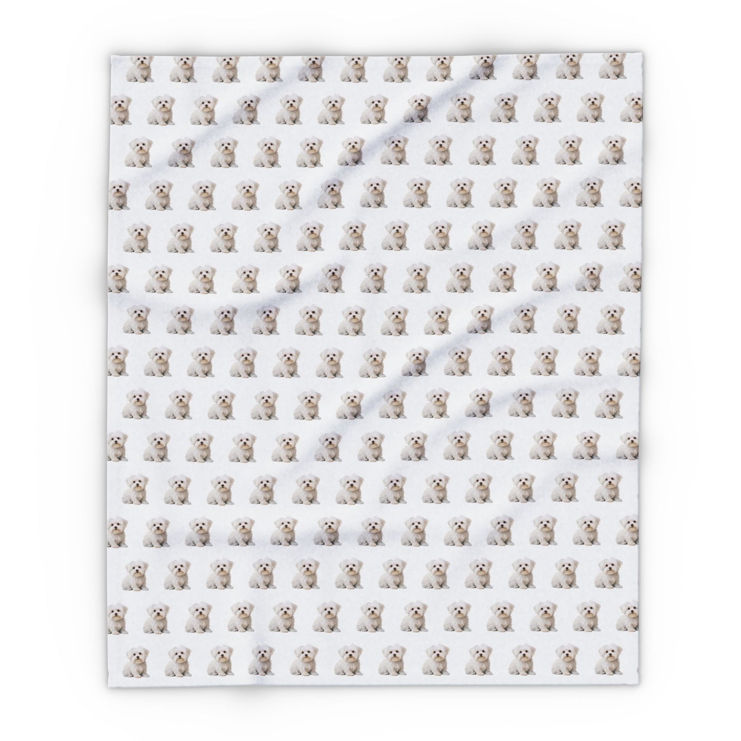 Maltese Arctic Fleece Blanket - Dog Lover Gift