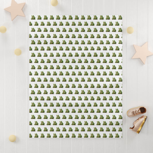 Frog Soft Fleece Baby Blanket