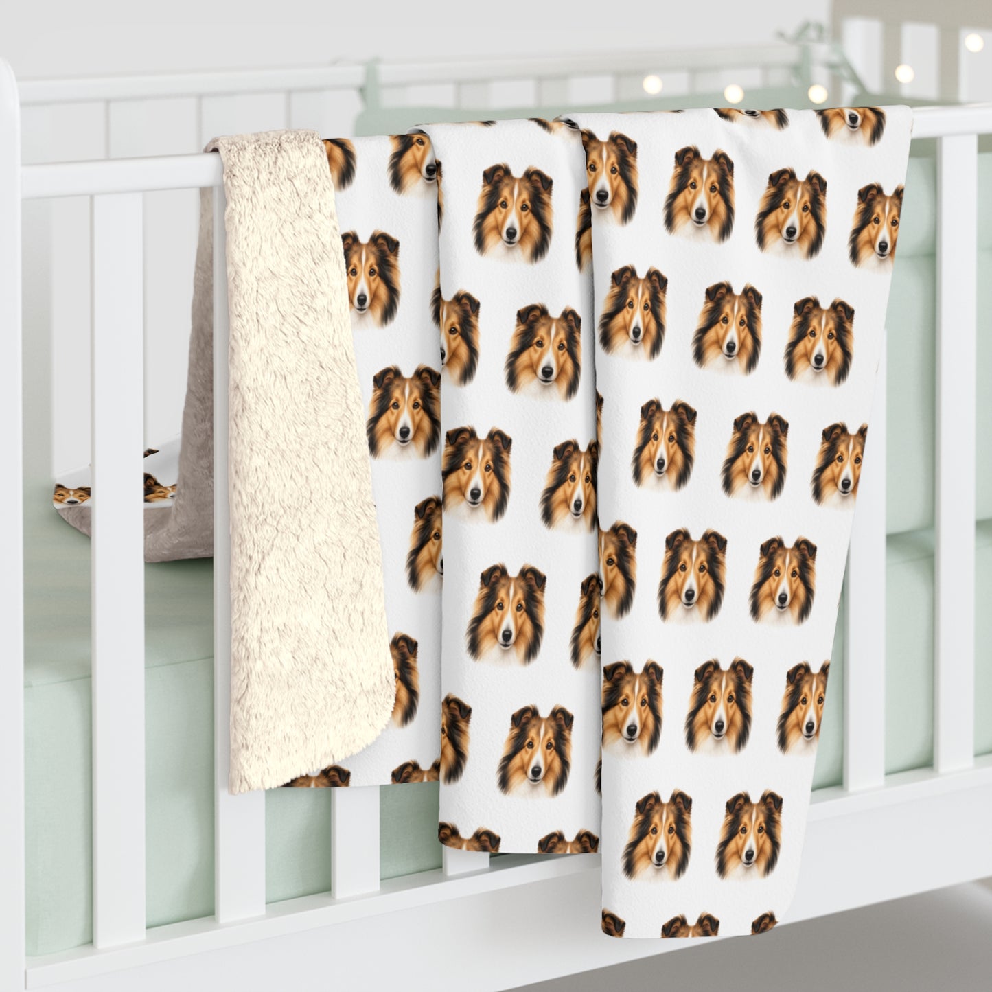 Shetland Sheepdog Fleece Blanket | Dog Lover Gift