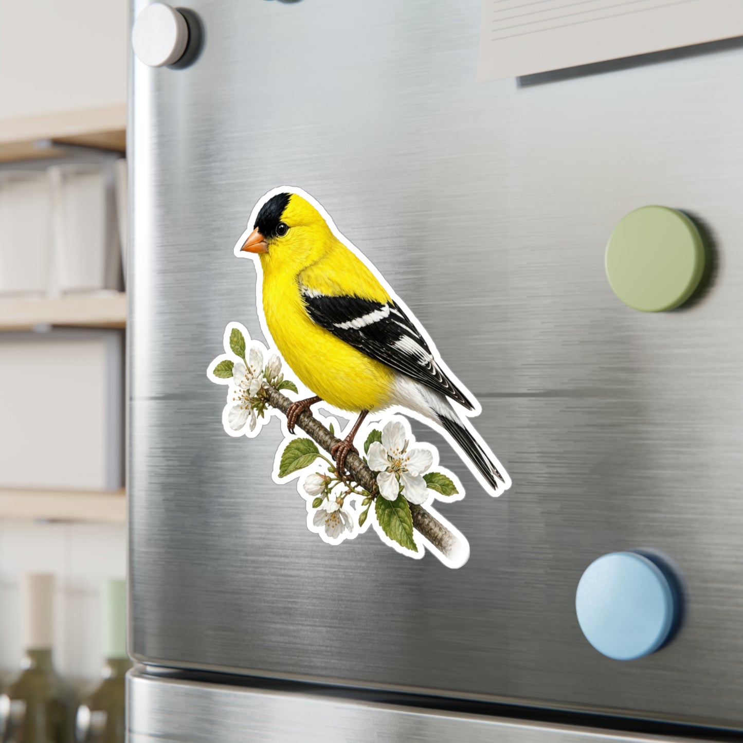 Goldfinch Bird Sticker - Vinyl Decal