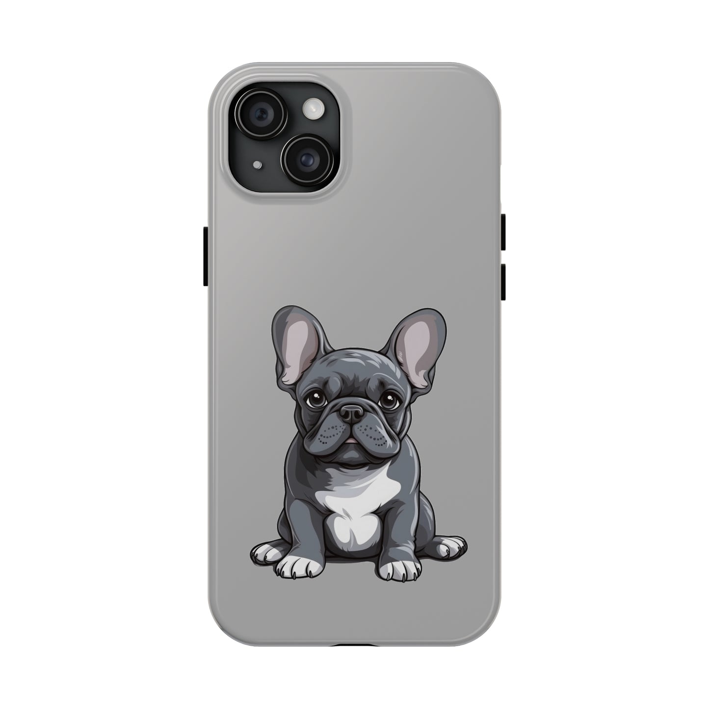Light Grey French Bulldog Tough Phone Case