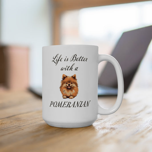 Life is Better with a Pomeranian mug