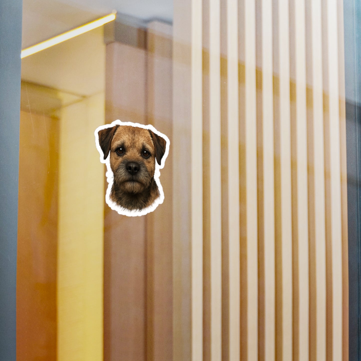 Border Terrier Kiss-Cut Vinyl Decals Stickers, Dog Lover Gift, Car Decals, Laptop Stickers, Pet Owner Gift, Animal Lover Decor