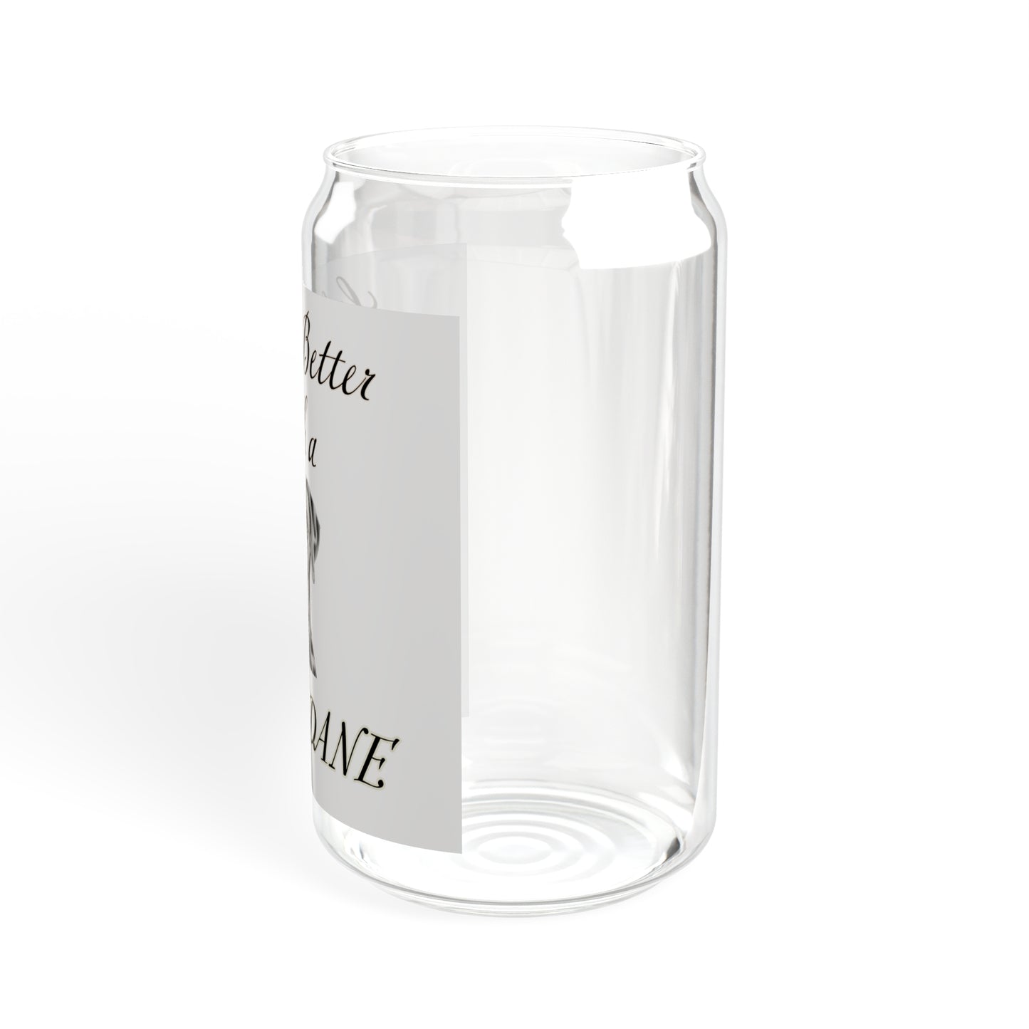 Great Dane Sipper Glass, 16oz