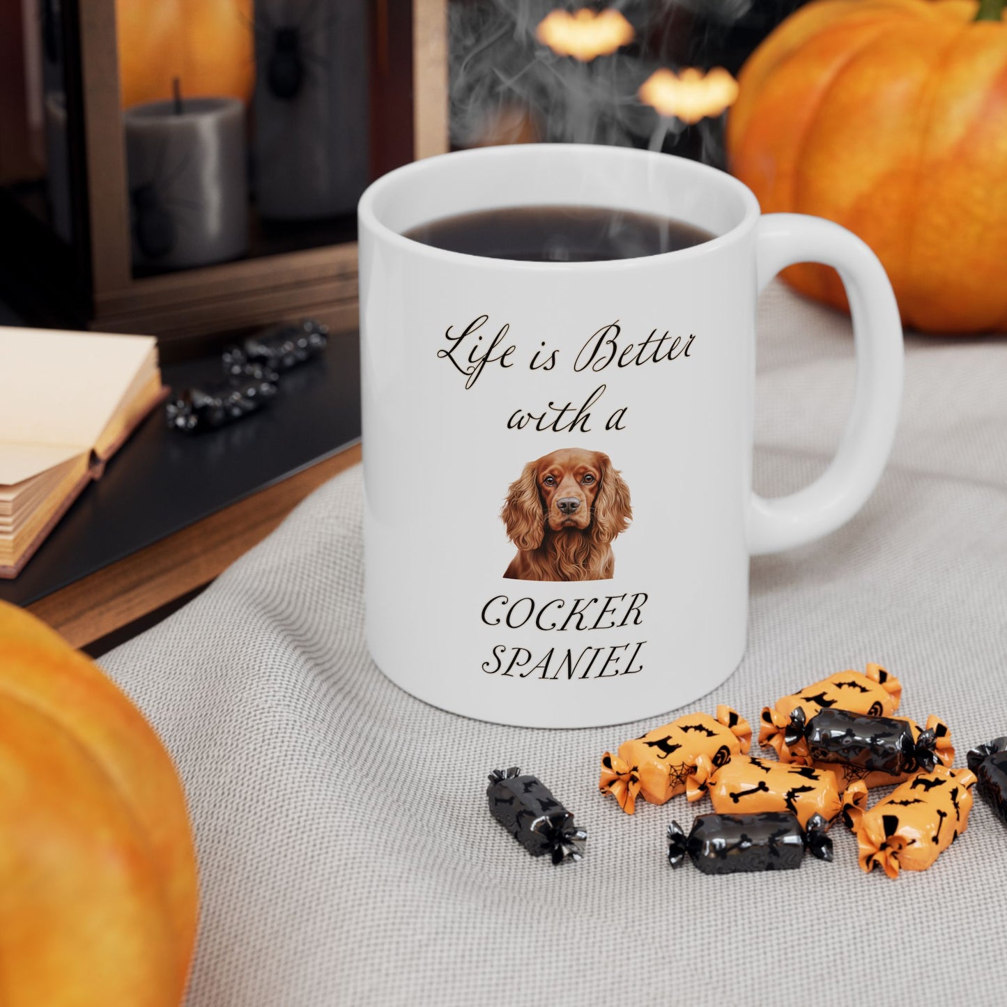 Cocker Spaniel Mug - 11 oz or 15 oz - Life is Better with a Cocker Spaniel