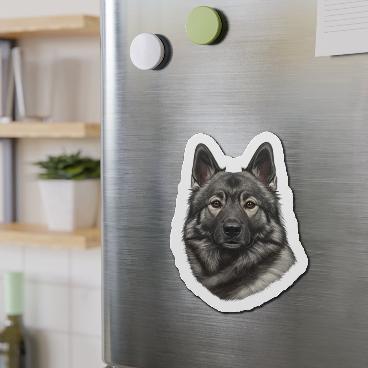 Norwegian Elkhound Magnet - Dog Lover Gift