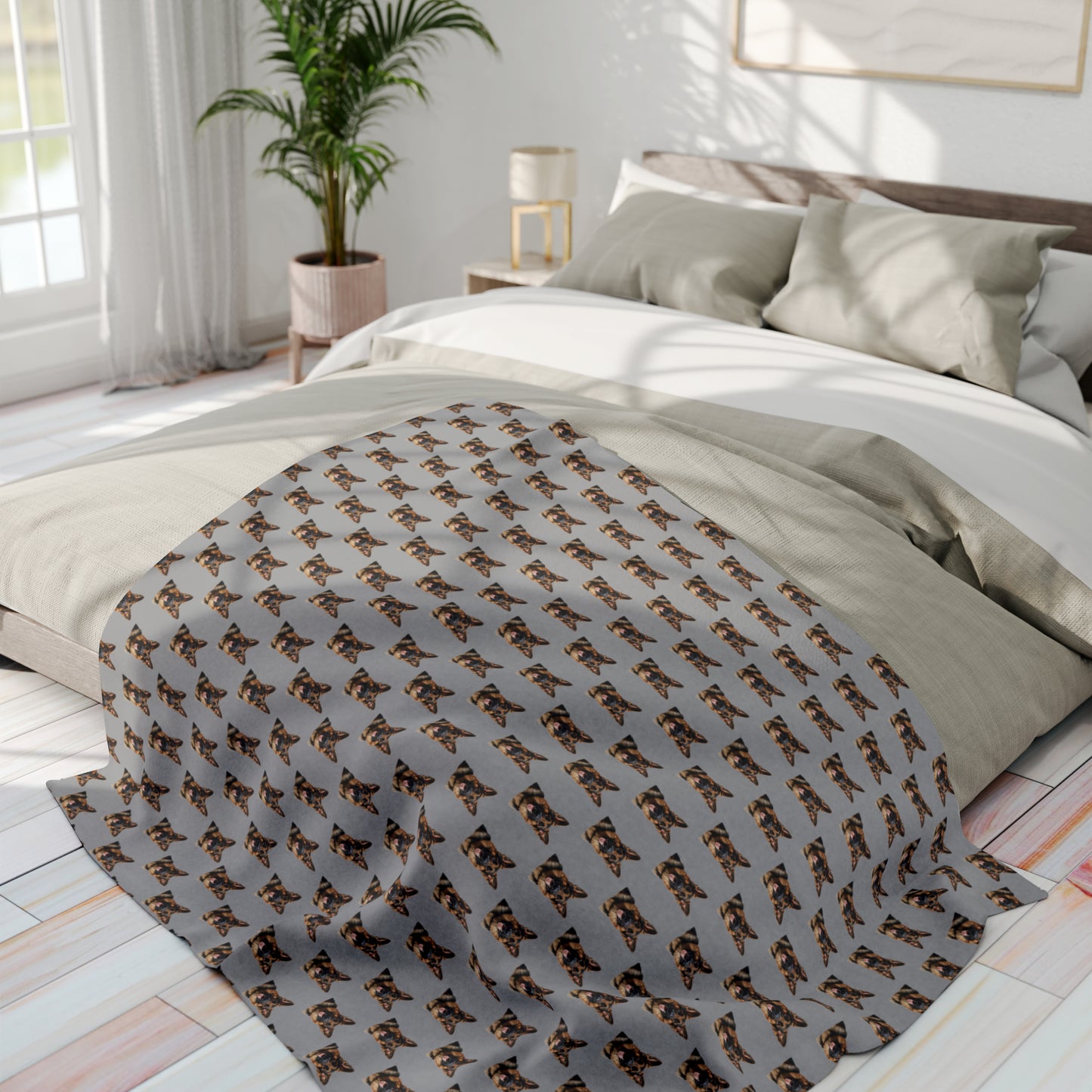 German Shepherd Arctic Fleece Blanket