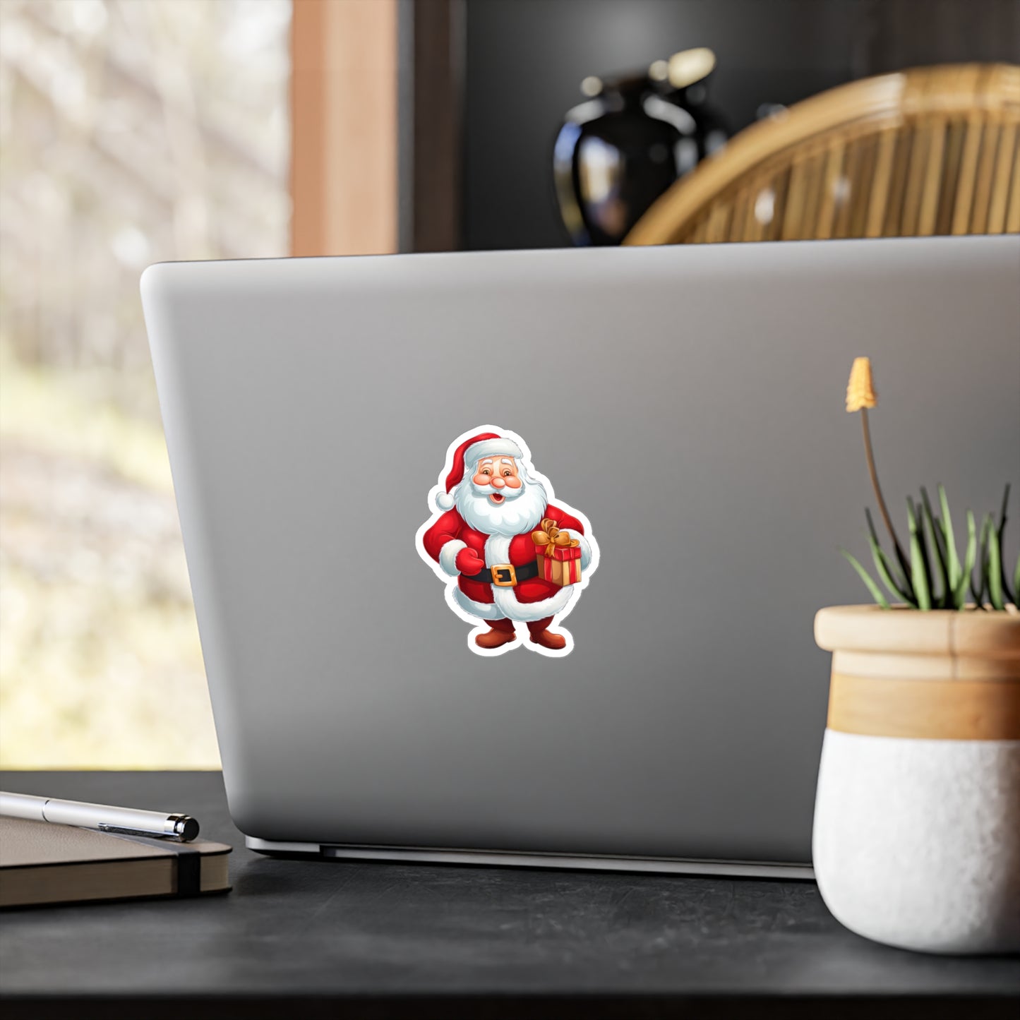 Santa Sticker - Kiss-Cut Vinyl Decals