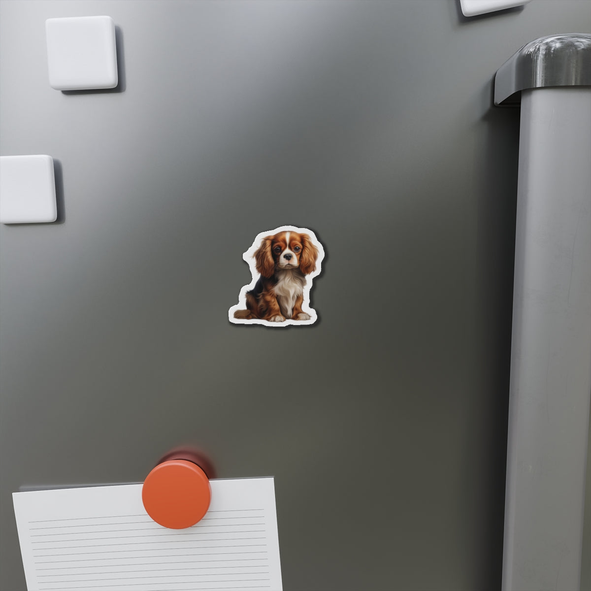 Cavalier King Charles Spaniel Magnet | Die Cut Dog Magnet | Pet Kitchen Decor