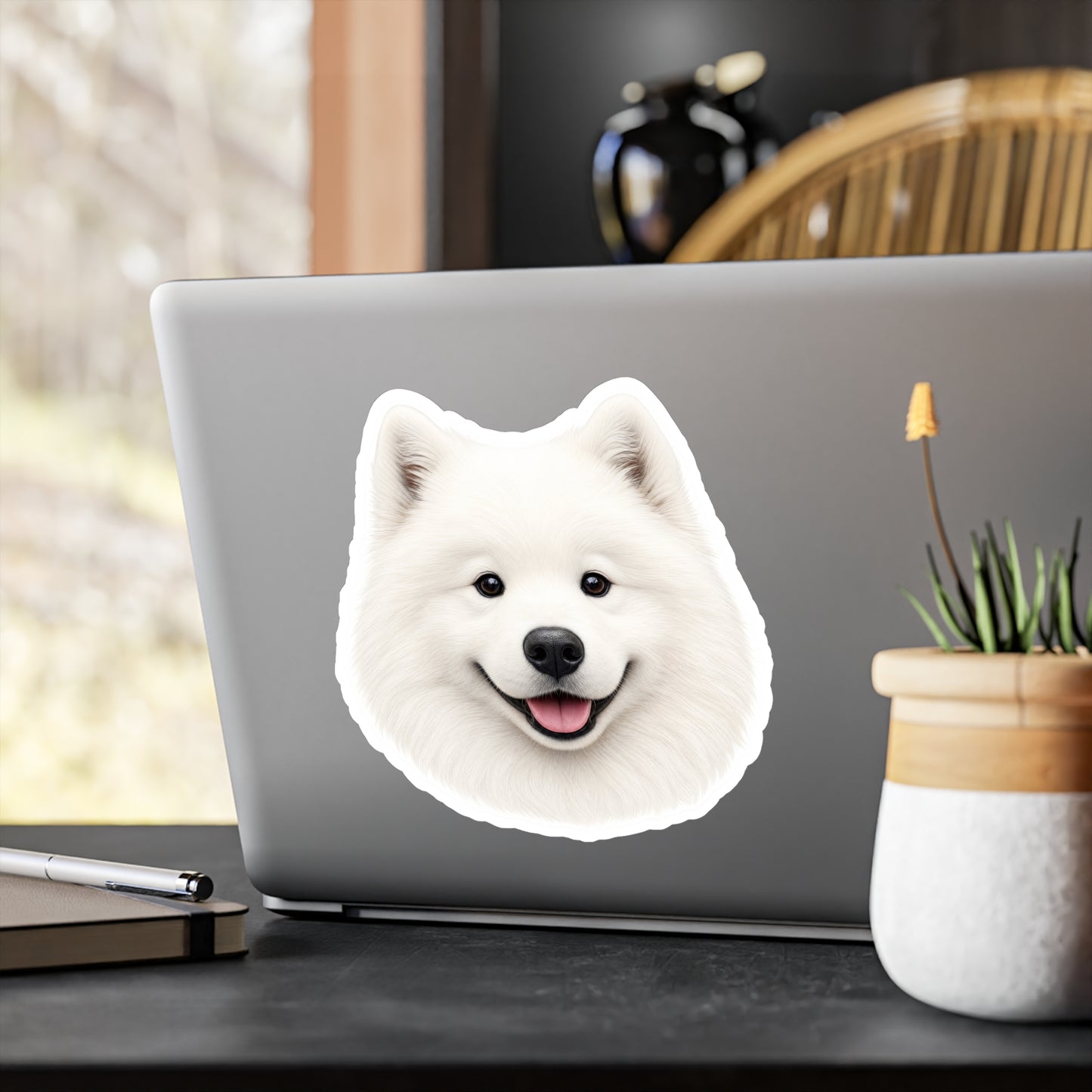 Samoyed Sticker | Waterproof Vinyl Decal | Dog Lover Gift