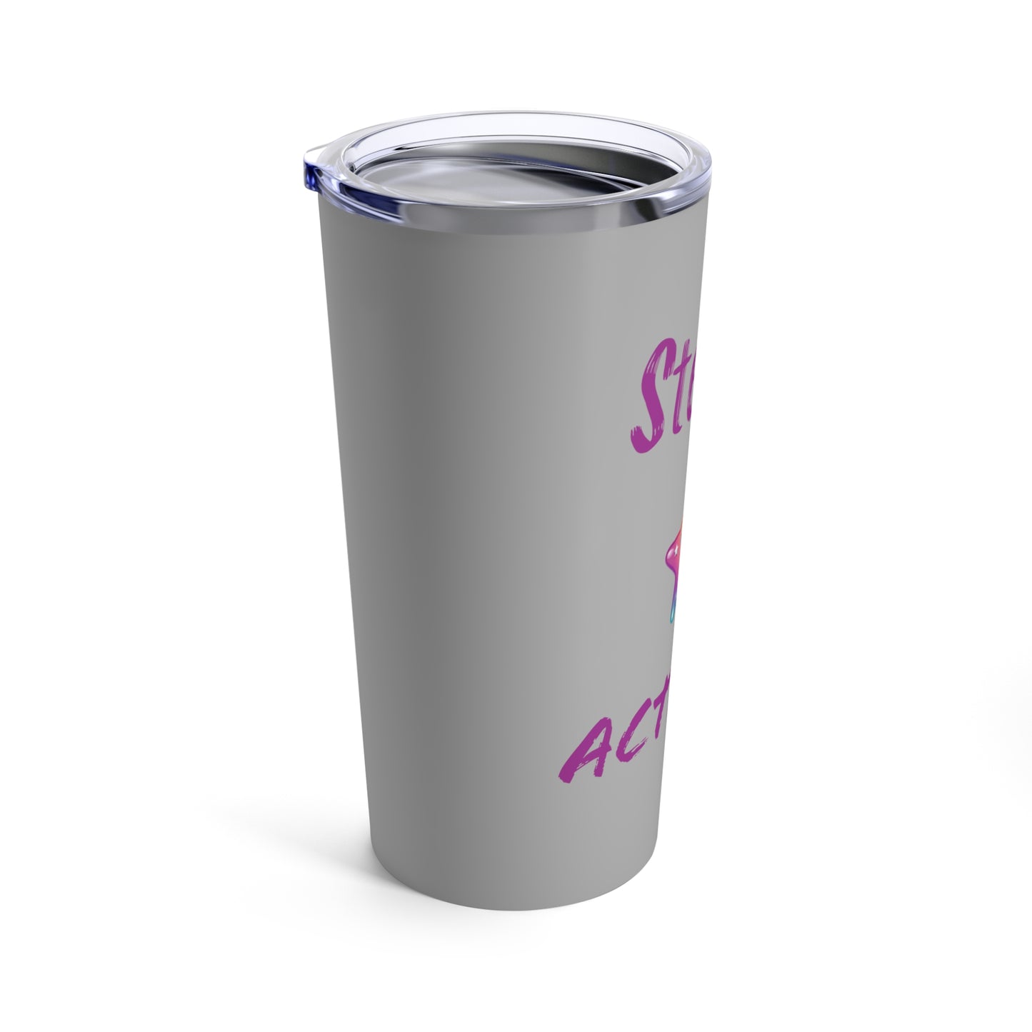 Grey Stellar Actress Stainless Steel Tumbler 20oz Actor Gift Travel Mug