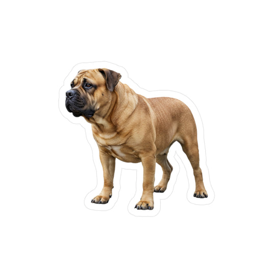 Bullmastiff Decal, Dog Lover Gift, Pet Sticker, Laptop Decal, Car Window Decal, Animal Lover, Vinyl Decal