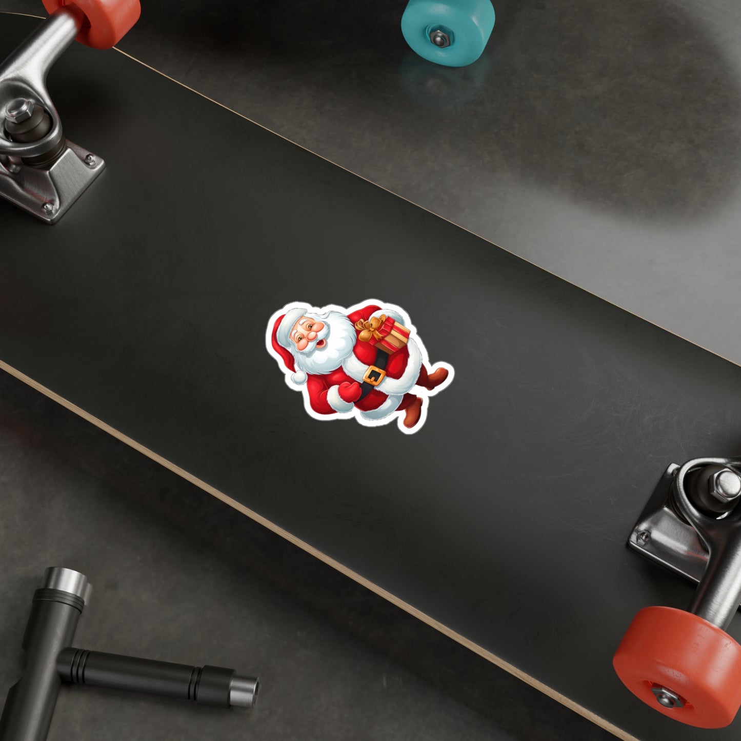 Santa Sticker - Kiss-Cut Vinyl Decals