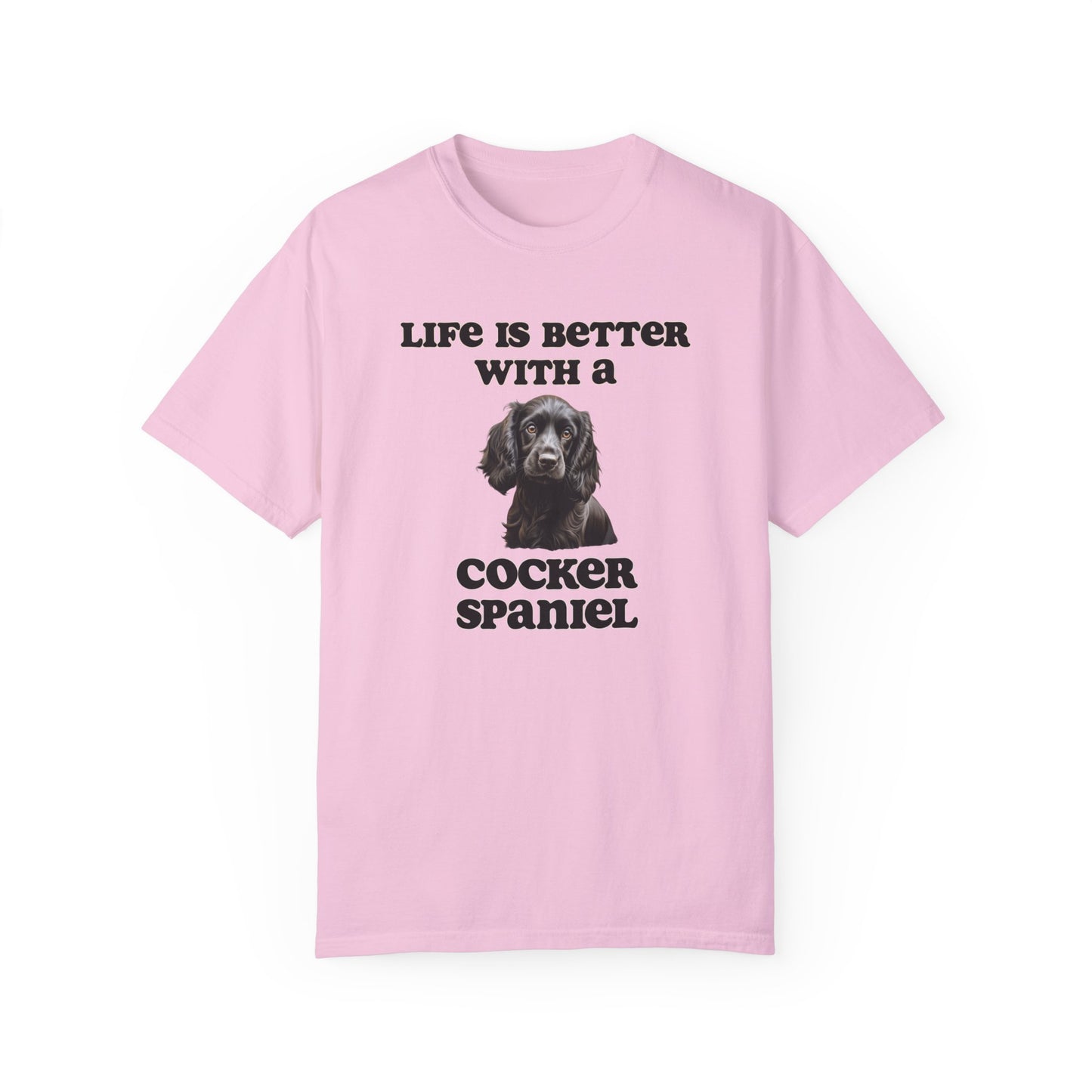 Black Cocker Spaniel Tshirt - Dog Mom Shirt, Dog Dad Shirt, gift for Dog Mom
