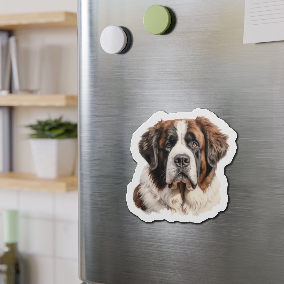 St Bernard Magnet - Die-Cut