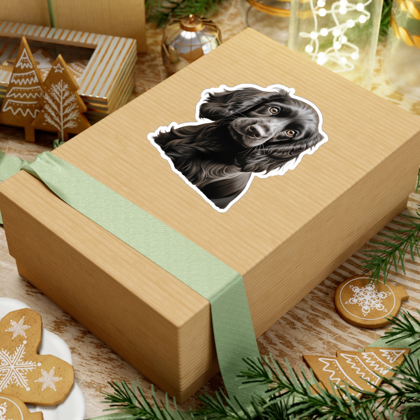 Black Cocker Spaniel Sticker - Waterproof Dog Decal