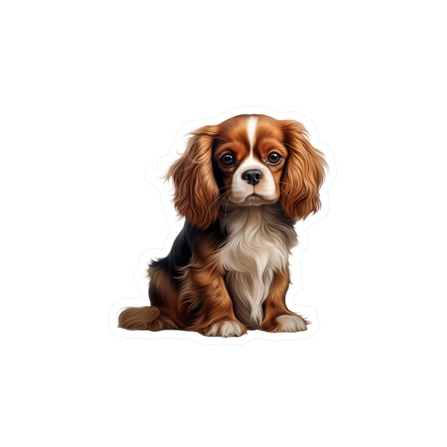 Cavalier King Charles Spaniel Sticker - Vinyl Dog Decals