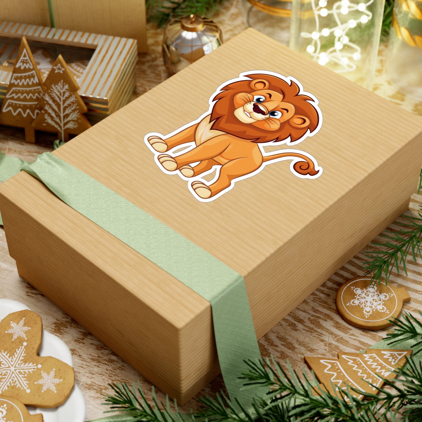 Lion Sticker - Waterproof Vinyl Wildlife Decal