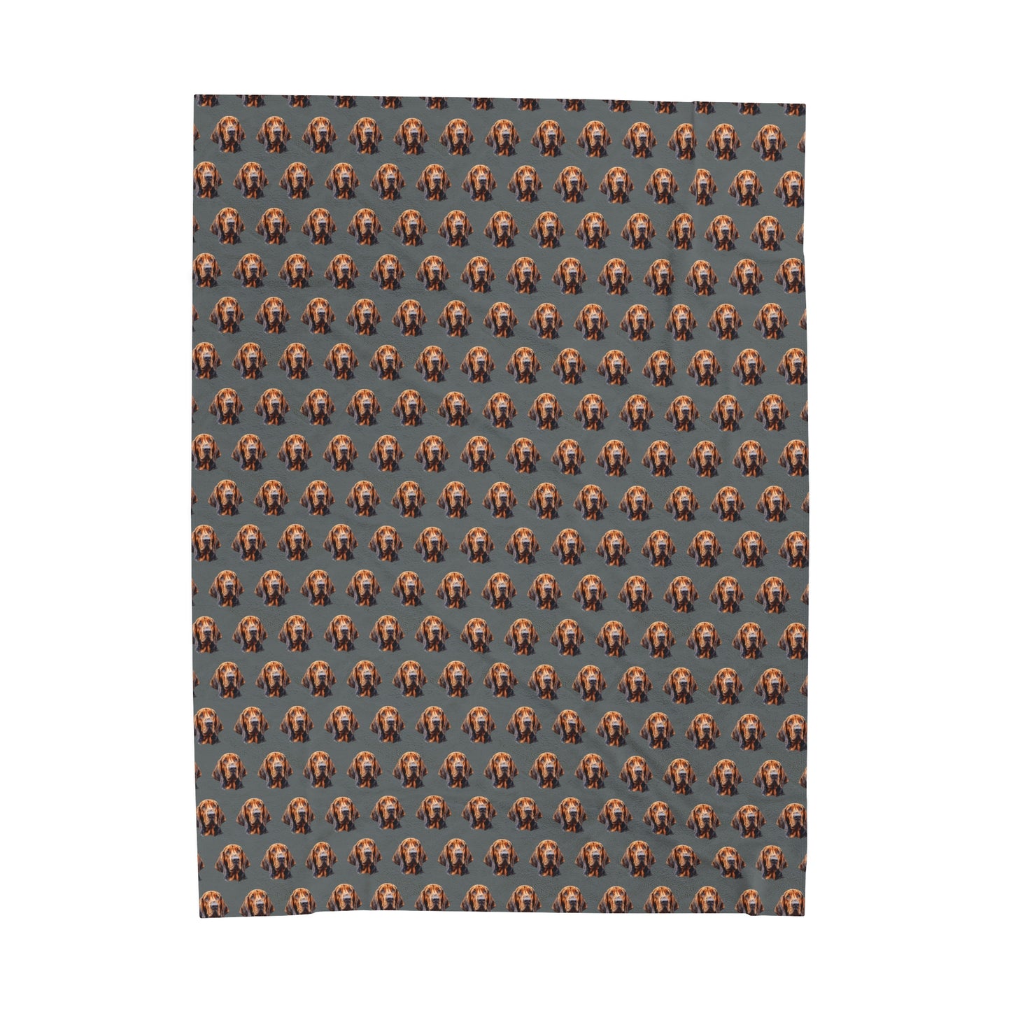 Bloodhound Velveteen Plush Blanket