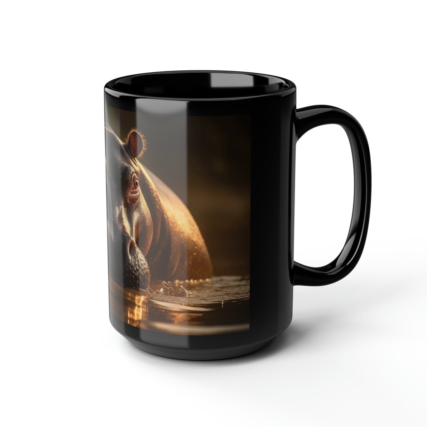 Hippopotamus Mug - 15 oz Ceramic Mug