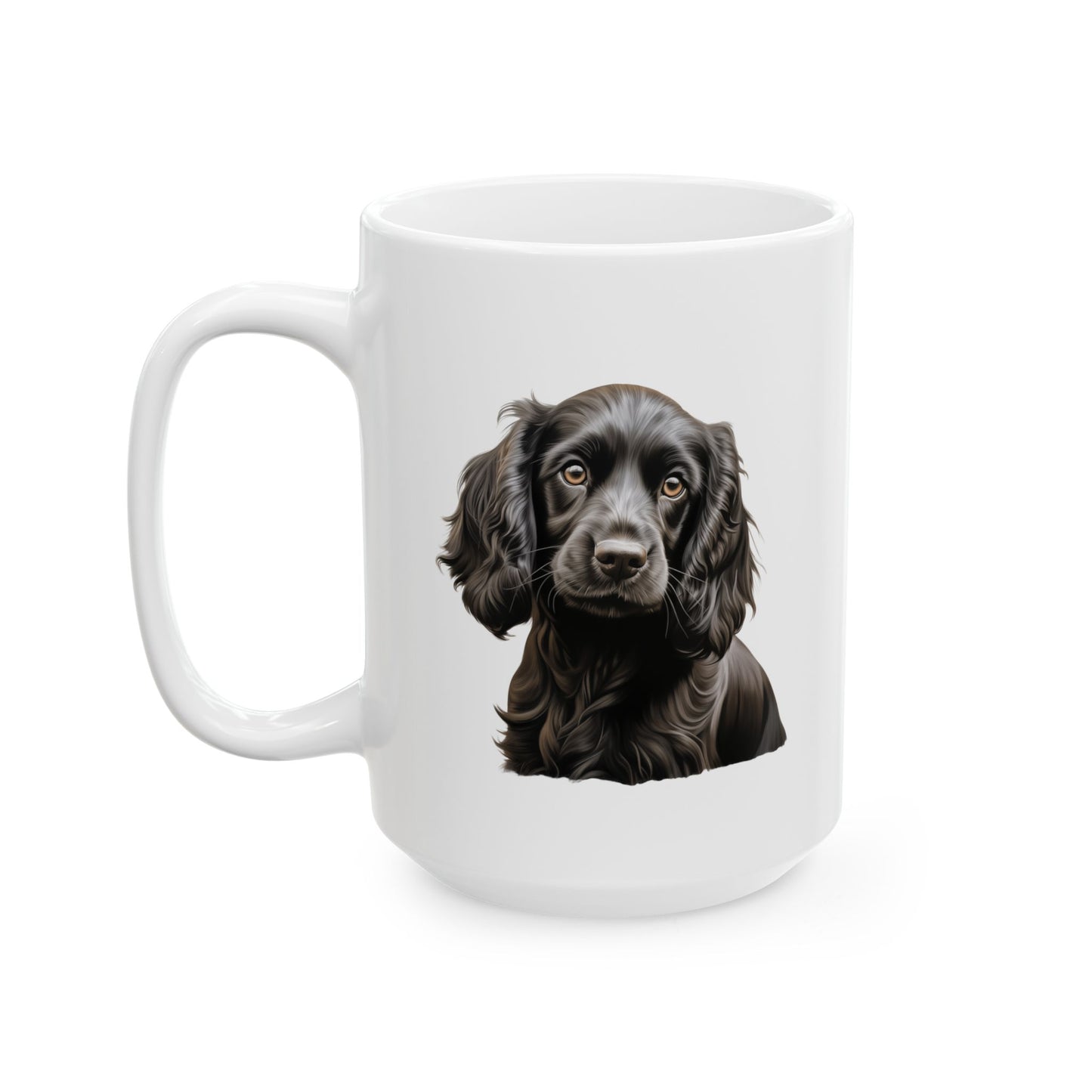Black Cocker Spaniel Mug - 11 oz or 15 oz