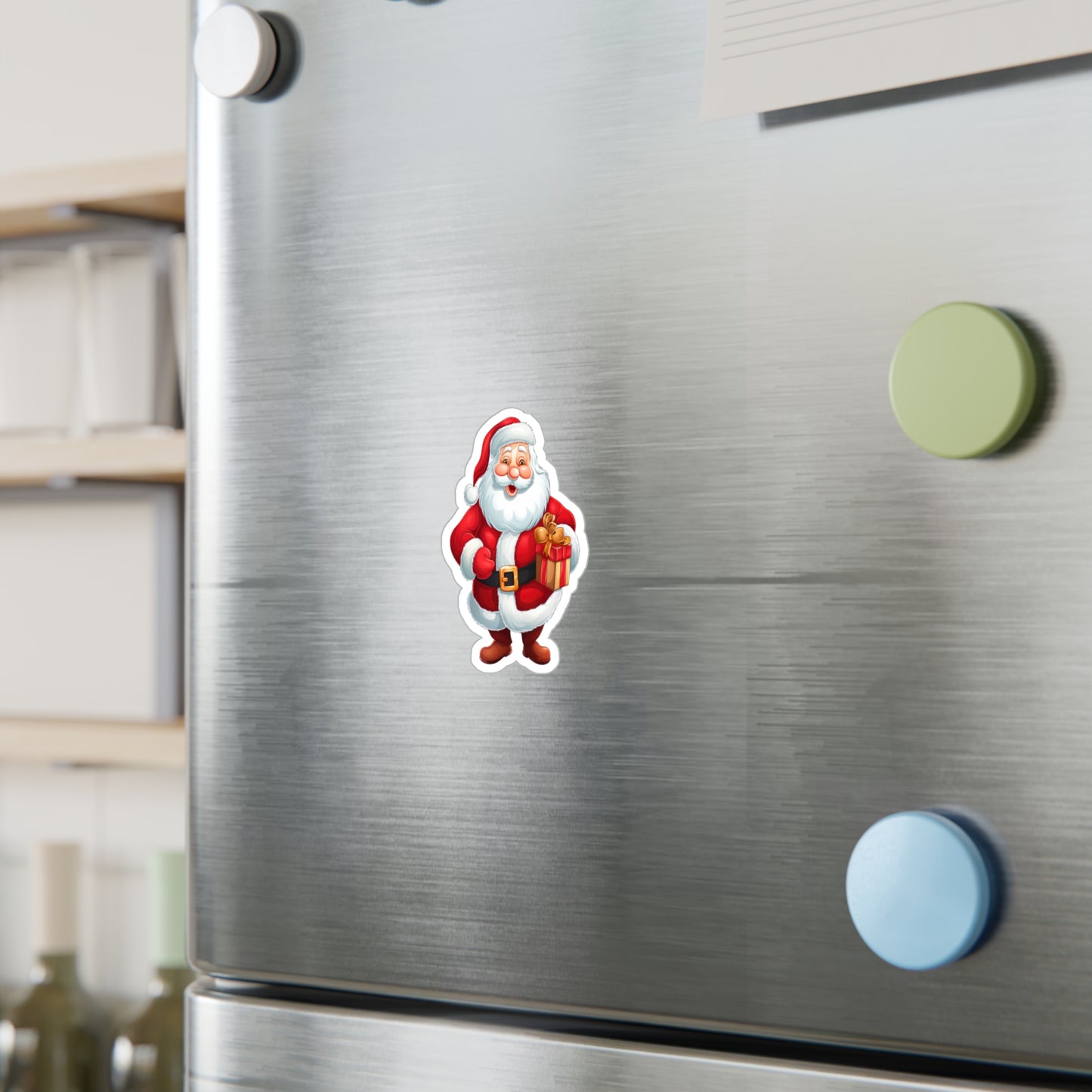Santa Sticker - Kiss-Cut Vinyl Decals