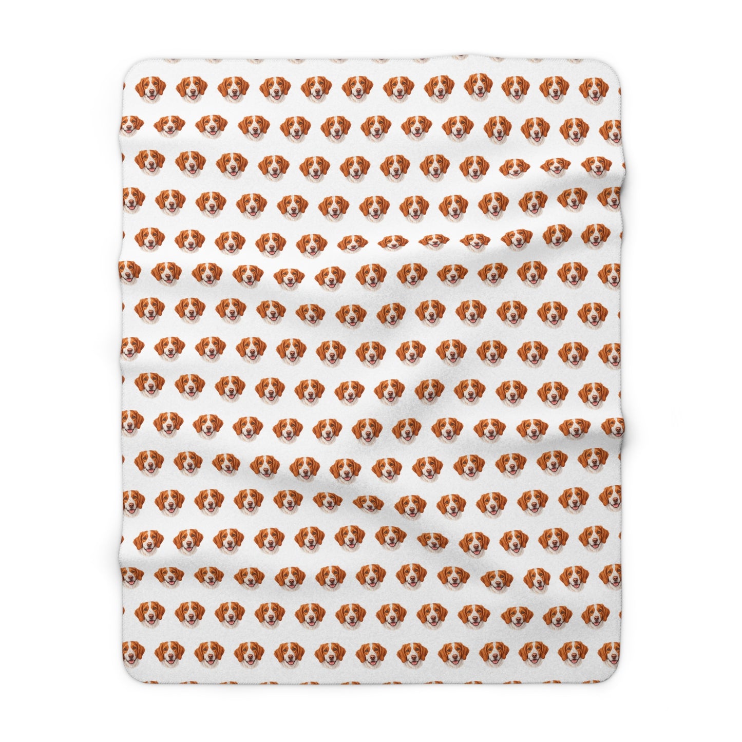 Brittany Spaniel Sherpa Fleece Blanket - Dog Lover Gift