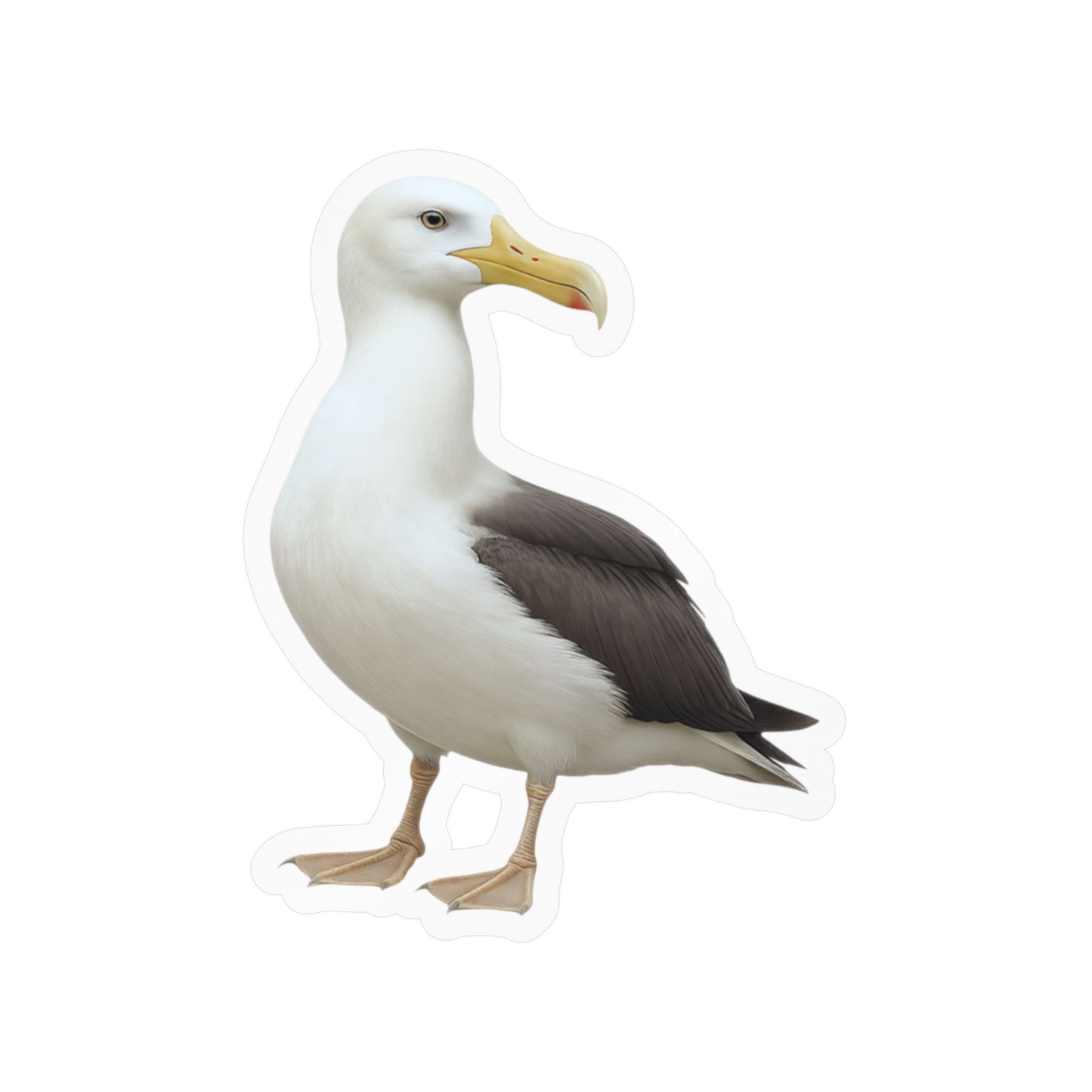 Albatross Sticker, Vinyl Decal for Laptop, Water Bottle, Car, Phone, Luggage, Bird Lover Gift