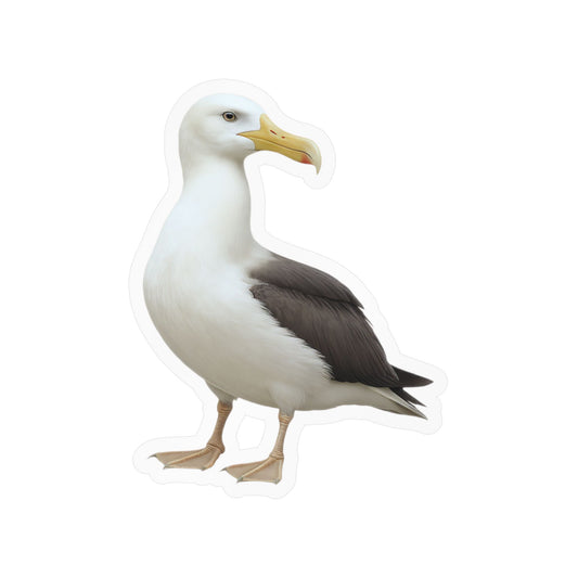 Albatross Sticker, Vinyl Decal for Laptop, Water Bottle, Car, Phone, Luggage, Bird Lover Gift
