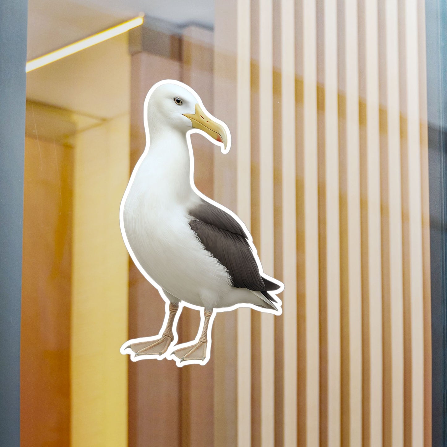 Albatross Sticker, Vinyl Decal for Laptop, Water Bottle, Car, Phone, Luggage, Bird Lover Gift