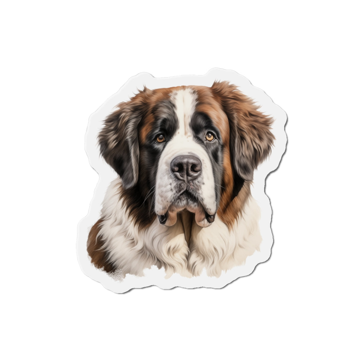 St Bernard Magnet - Die-Cut