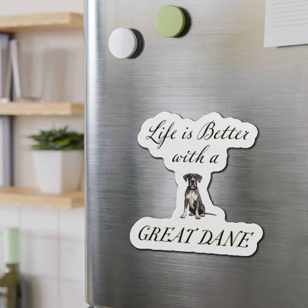 Great Dane Magnet - Die Cut Dog Magnet