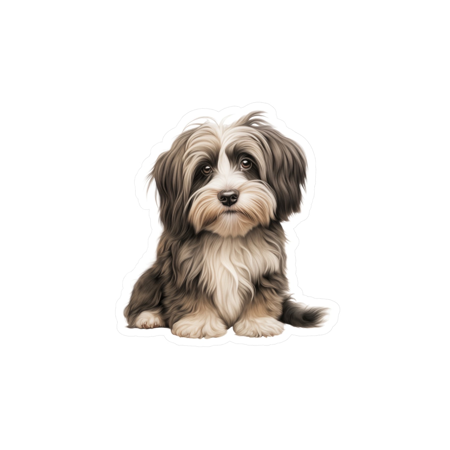 Havanese Sticker - Vinyl Dog Decals