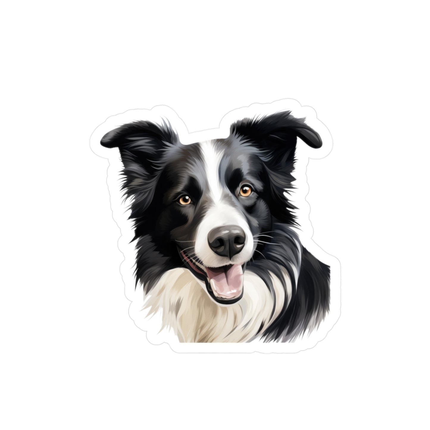 Border Collie Sticker - Kiss-Cut Vinyl Dog Decals