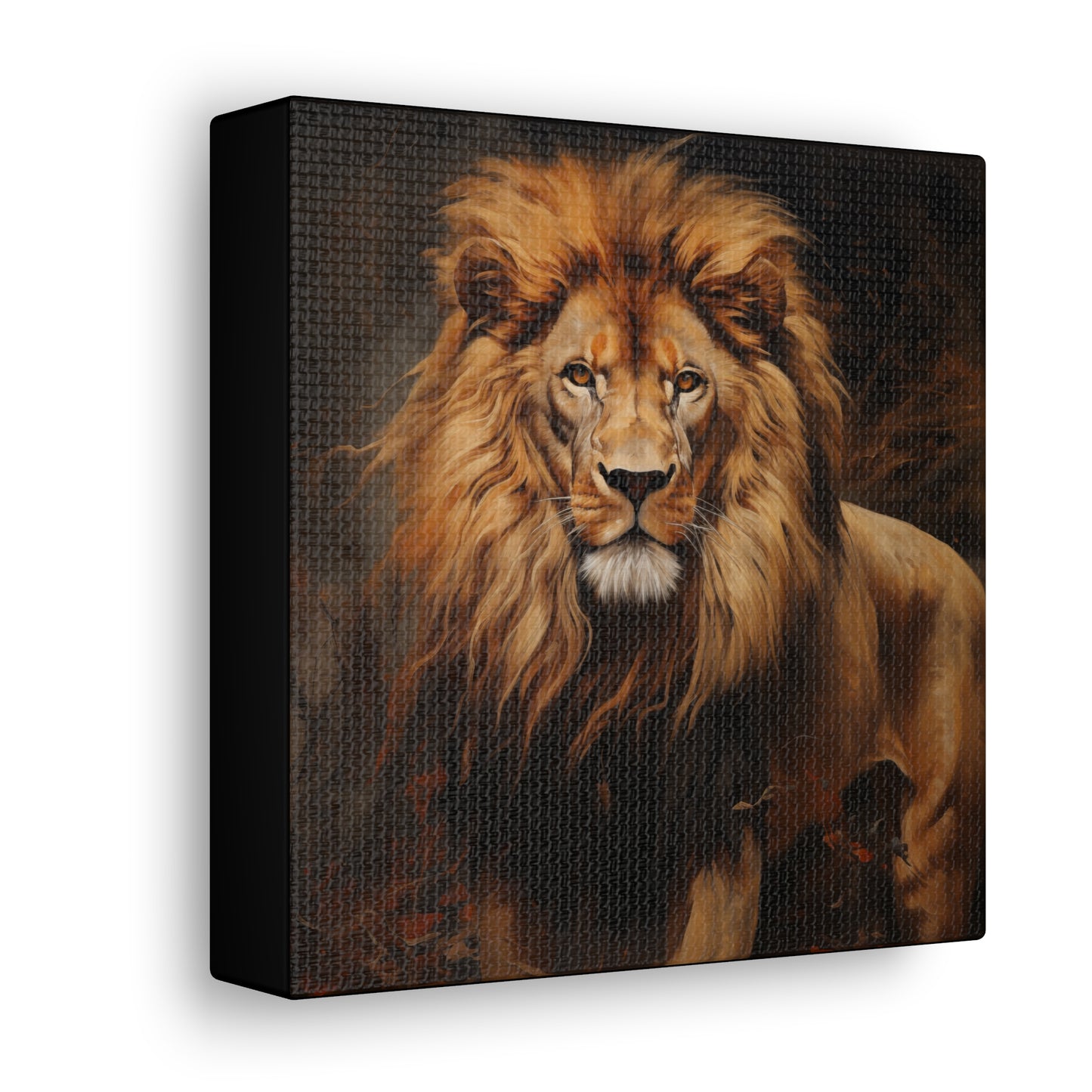 Lion Art - Animal Print - Canvas Gallery Wraps