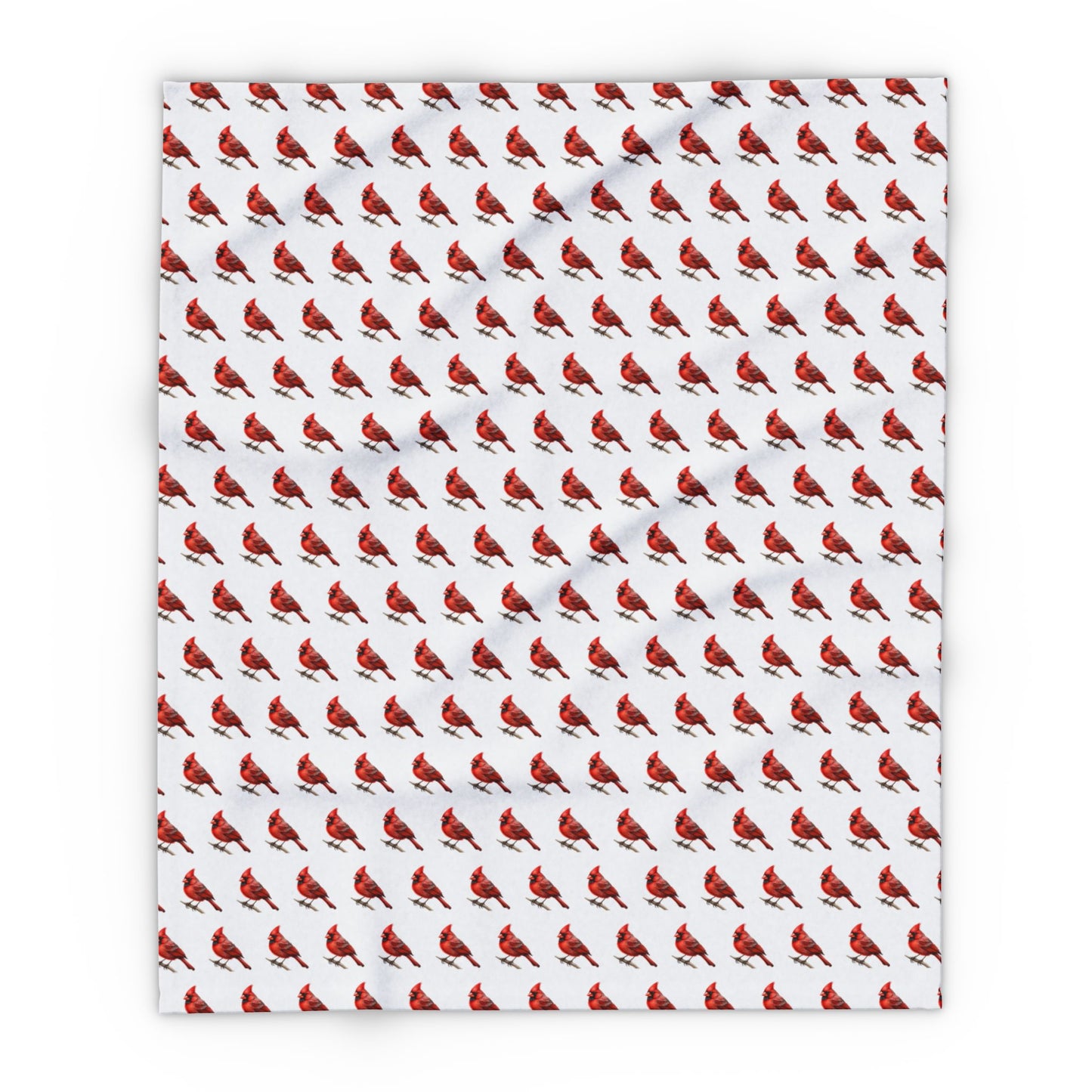 Cardinal Blanket - Bird Lover Gift - Arctic Fleece